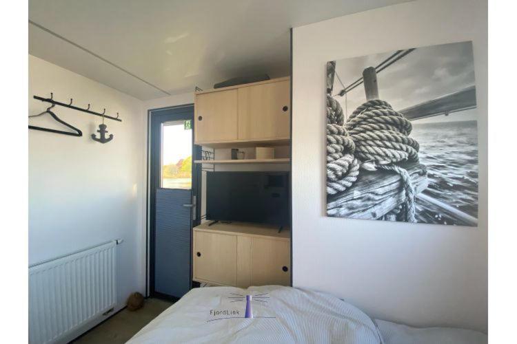 Hausboot Fjord Ankerplatz Mit Biosauna In Schleswig Extérieur photo