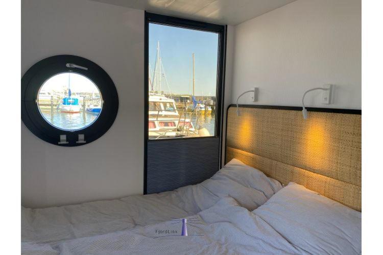 Hausboot Fjord Ankerplatz Mit Biosauna In Schleswig Extérieur photo